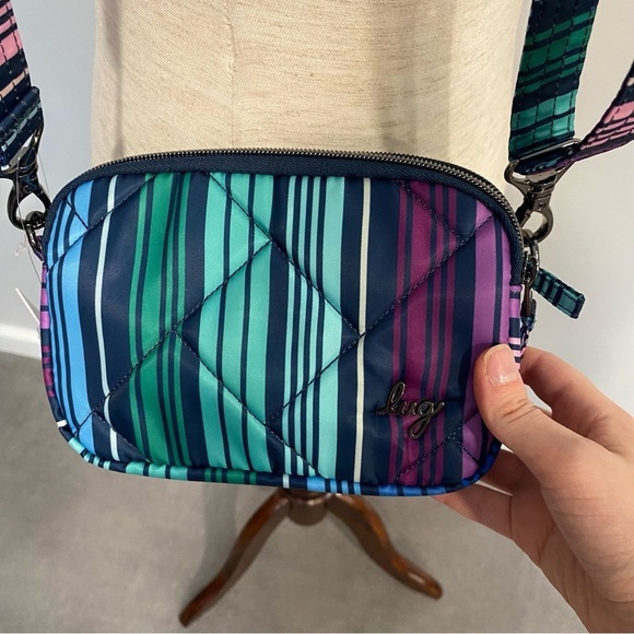 Lug Crossbody‎ SE Convertible Striped Multicolor Purse - Picture 2 of 8